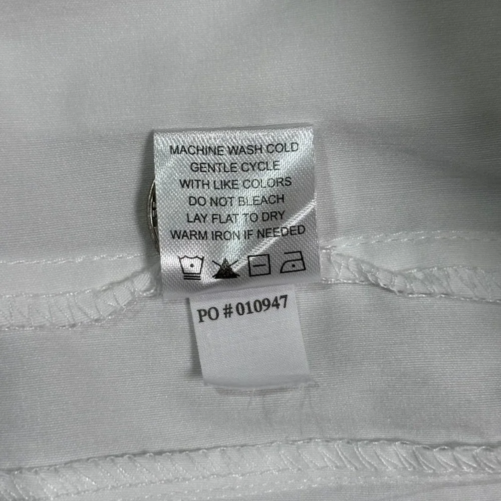 Bette‎ & Court Golf Shorts Womens 10 White Cotton Bermuda Preppy Coastal Classic